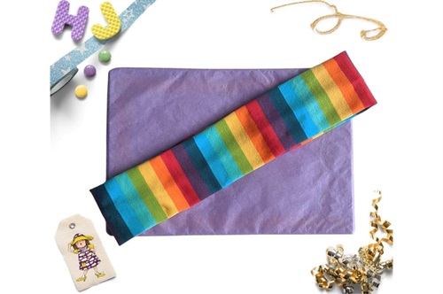 Click to order  Flat Headband Rainbow Stripes now